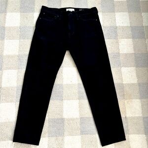 Madewell Black Relaxed Taper 34x32 Men's Jeans